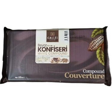 Callei Professional White Confectionery Chocolate Compound - 2.5kg - TryAladdin