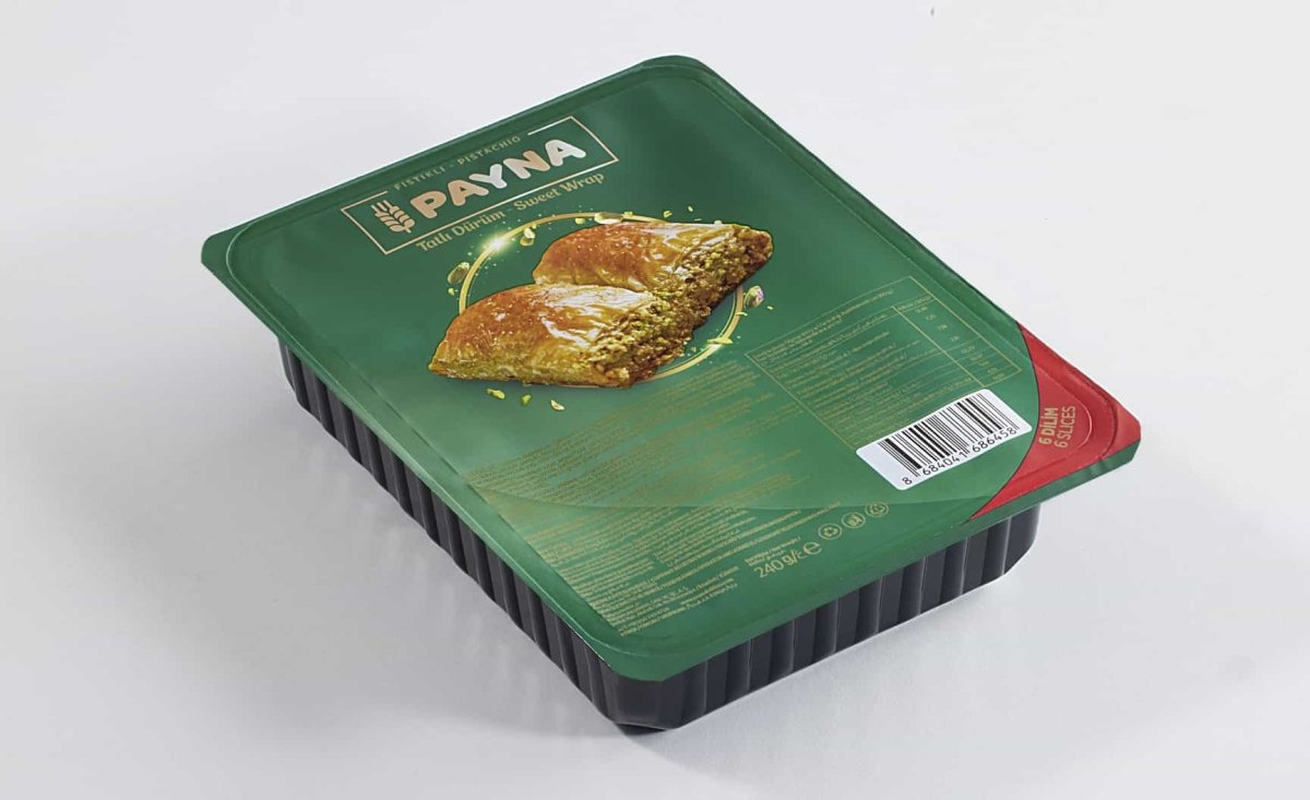 Packaged Roll Baklava with Pistachio - 6 Slices - TryAladdin