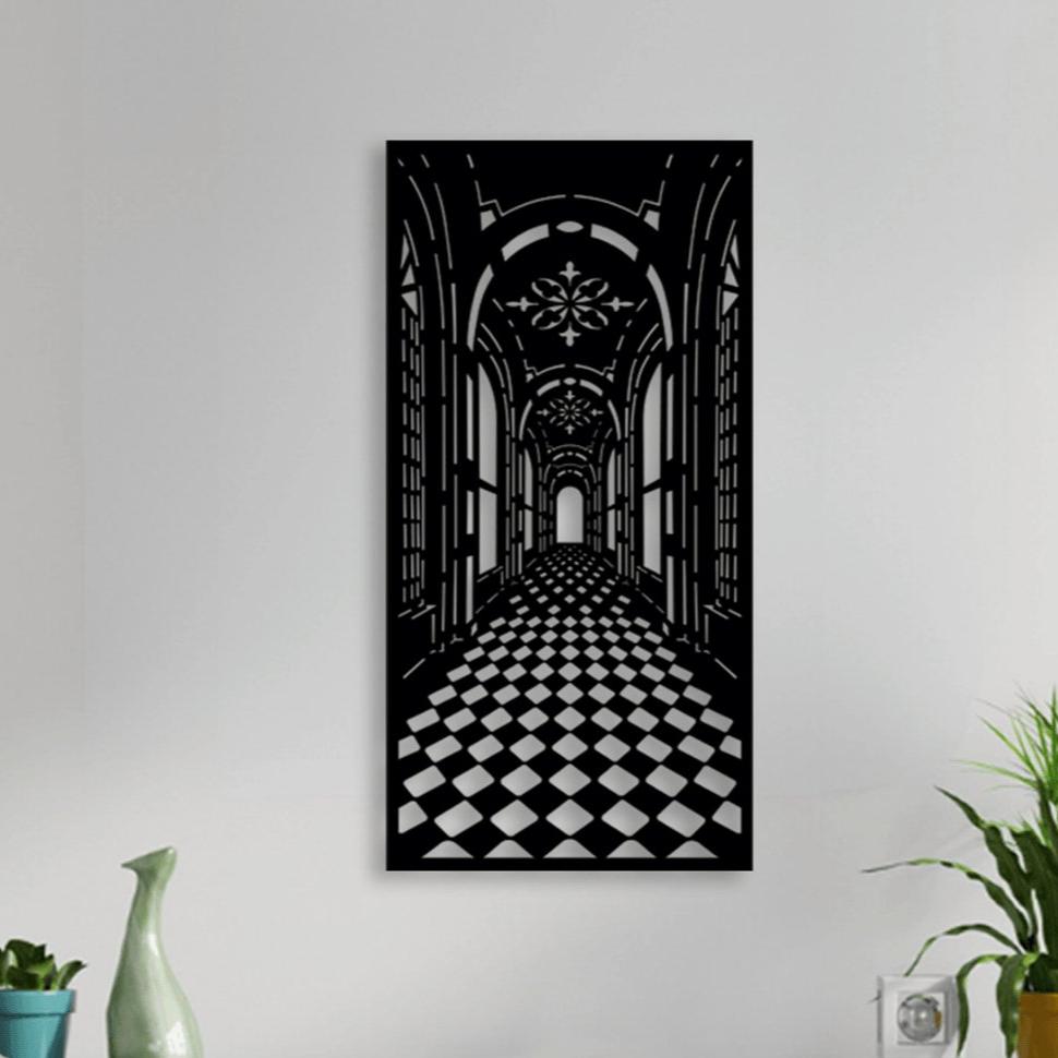 NR Dizayn | 3 - Dimensional Hallway Decorative Metal Wall Art - TryAladdin