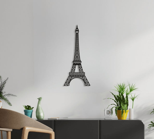 NR Dizayn | Eiffel Tower Decorative Metal Wall Art - TryAladdin