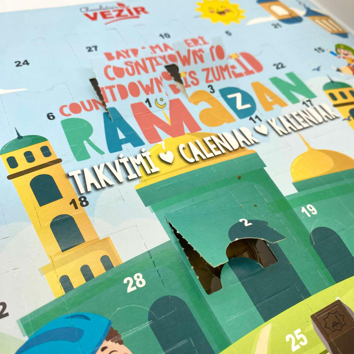 Kids Ramadan Countdown Chocolate Calendar – 30 Days of Fun & Sweet Surprises