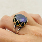 Amethyst Stone Women's Ring - TryAladdin