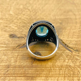 Aquamarine Silver Ring - TryAladdin