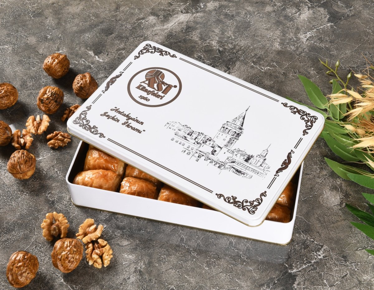 Asi | Walnut Baklava in Gift Metal Box - TryAladdin