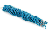 Crystal Appearance 99 Beads Hajj Umrah Gift Tasbih (10 Pieces) - Petrol Blue - TryAladdin