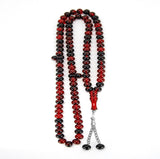 Dervish Tasbih 14 mm Acrylic, Burgundy - TryAladdin