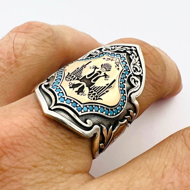 Double Headed Eagle Thumb Ring - TryAladdin