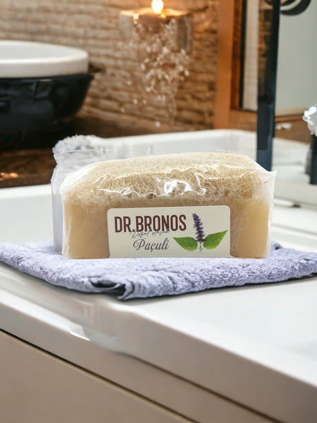 Dr. Bronos | Paculi Soap with Natural Pumpkin Loofah - TryAladdin