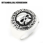 Harley Davidson Motorcycle Signet Ring - TryAladdin