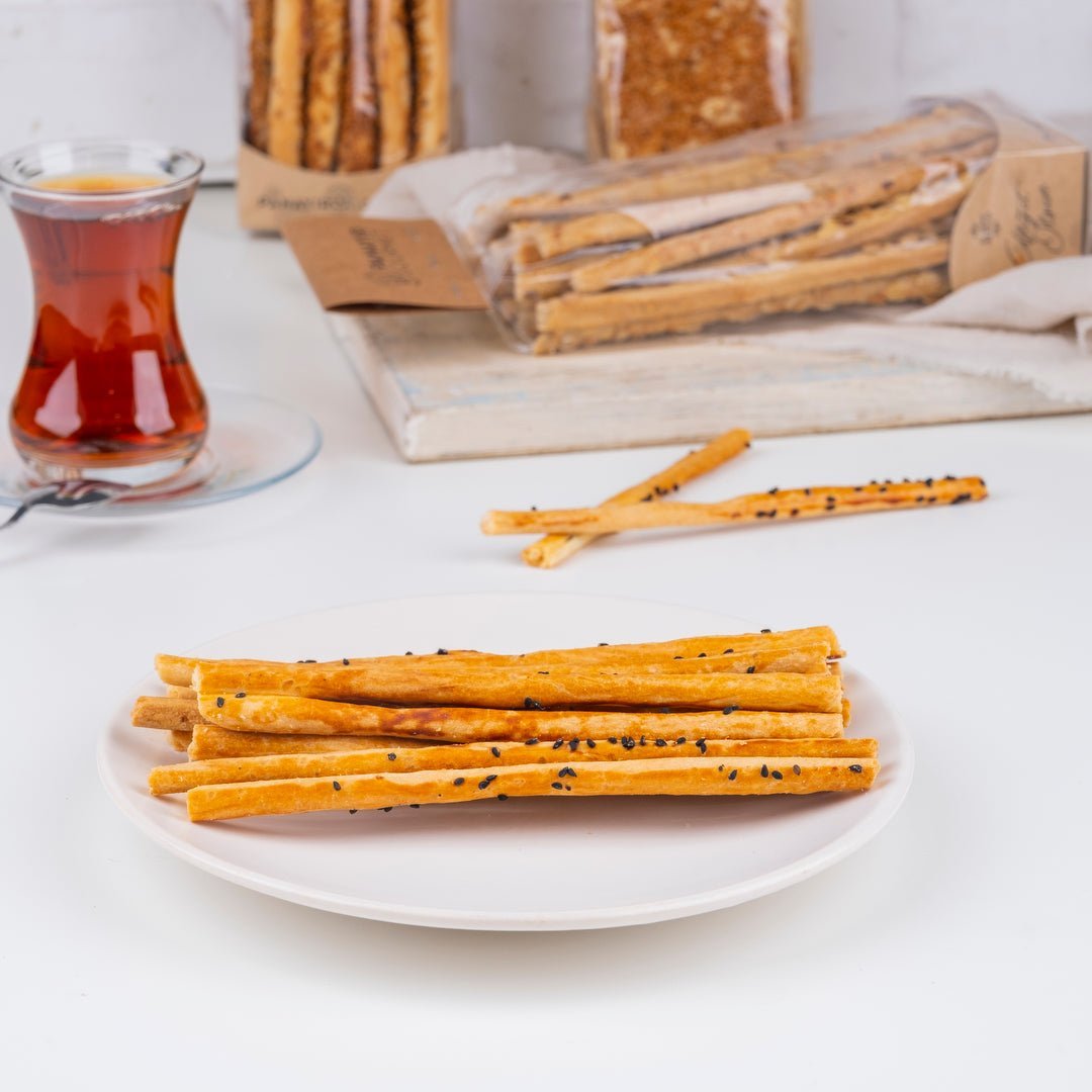 Kalamoz | Salty Sticks with Black Seed - Turkish Bakery Batonsale Kraker - TryAladdin