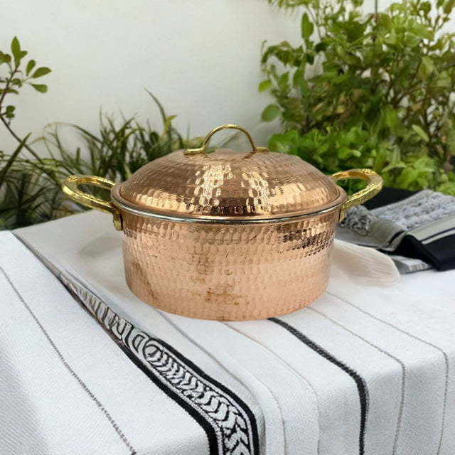 Lavina | Copper Cooking Pot (20 cm) - TryAladdin