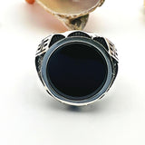 Men's Black Onyx Stone Ring - TryAladdin