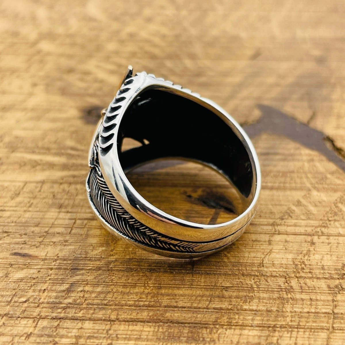 Men's Handmade Compass Ring - TryAladdin