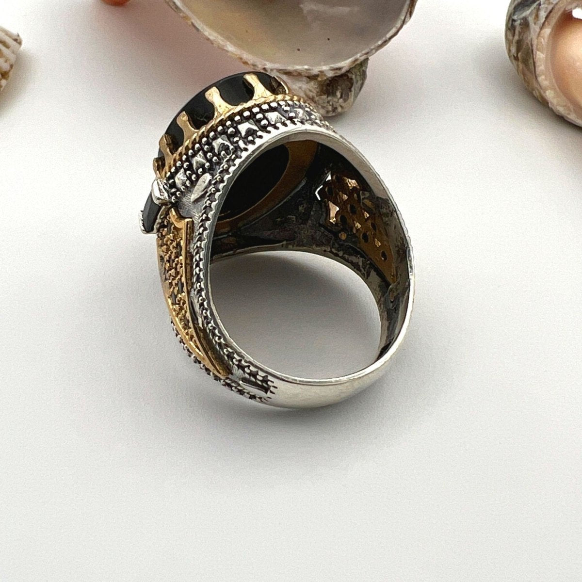 Men's Handmade Silver Ring - TryAladdin