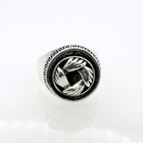 Men's Hands Design Silver Ring - TryAladdin