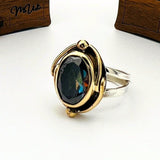 Multicolor Mystic Topaz Stone Ring - TryAladdin