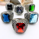 Mystic Topaz Stone Men's Ring - TryAladdin