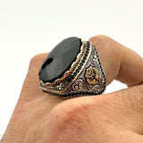 Ottoman Style Men's Ring - TryAladdin