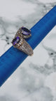 Istanbul Jewelry | Amethyst Turkish Design Handmade Silver  Ring