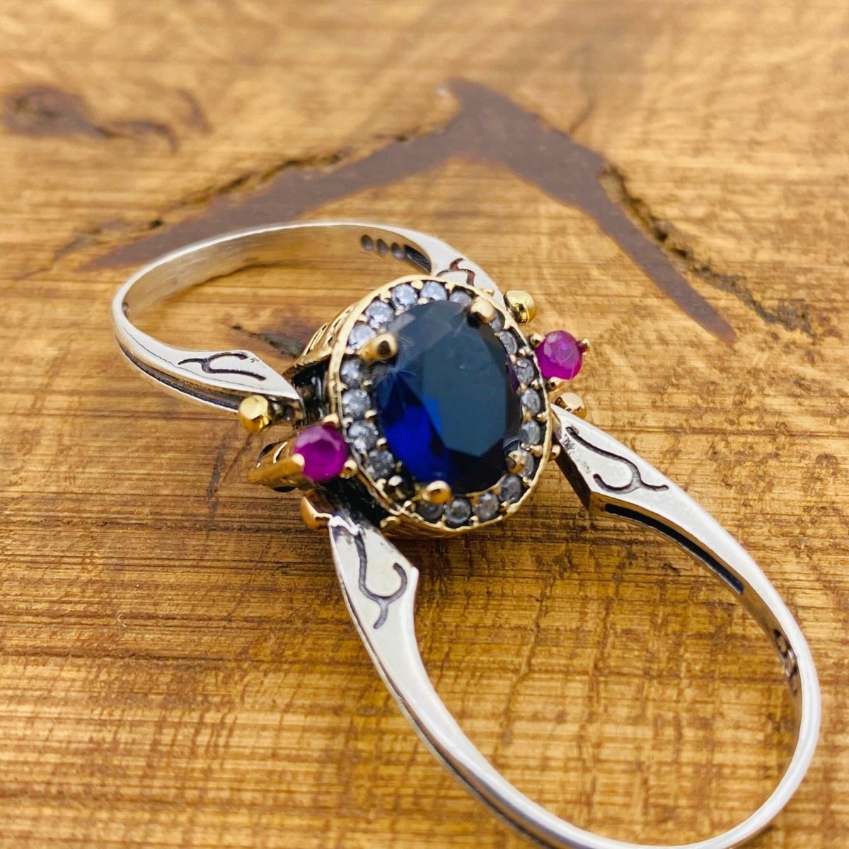 Reversible Zultanite - Sapphire Ring - TryAladdin