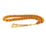 Selderesi | Big Capsul Cute Amber Tasbih with Yellow Tassel - TryAladdin