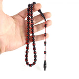 Selderesi | Red Fire Amber Tasbih with Master Craftsmanship System - TryAladdin