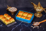 Sukru Efendi 1935 | Less Sugar Turkish Baklava With Pistachio in Gift Metal Box - TryAladdin