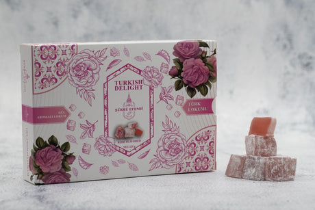 Sukru Efendi 1935 | Turkish Delight Rectangular Box Rose Flavored - TryAladdin