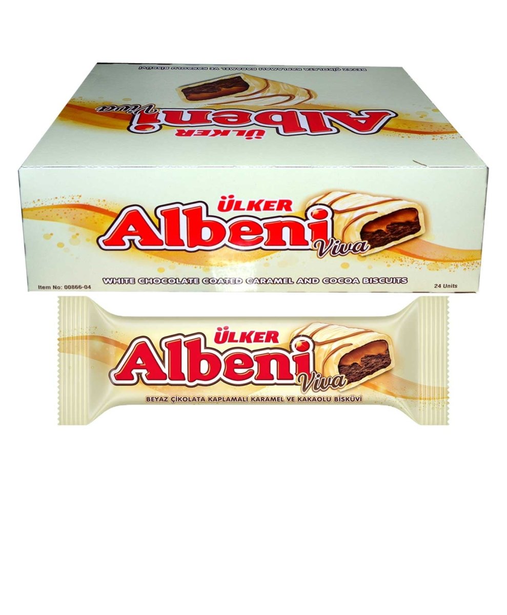 Ulker | Albeni White Chocolate Covered Wafer Bar with Caramel - TryAladdin