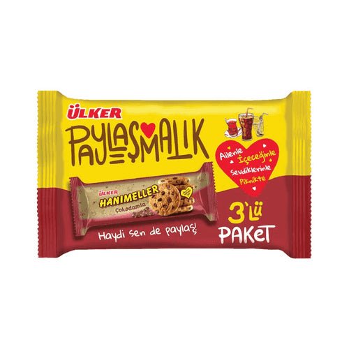 Ulker | Hanimeller Cookies with Chocolate Chips 3x82g - TryAladdin