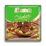 Ulker | Milk Square Chocolate with Whole Pistachios - TryAladdin