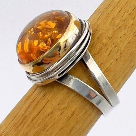 Women's Amber Stone Ring - TryAladdin