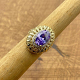 Women's Amethyst 925K Silver Ring - TryAladdin