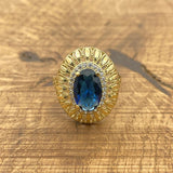 Women's Blue Sapphire Ring - TryAladdin