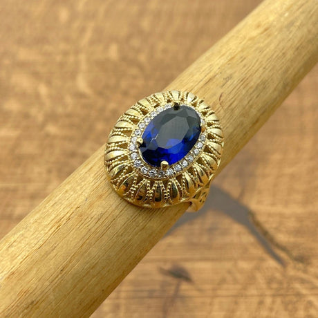 Women's Blue Sapphire Ring - TryAladdin