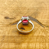 Women's Ruby Silver Ring - TryAladdin