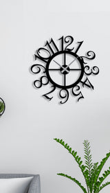 NR Dizayn | Classic Metal Wall Clock - TryAladdin