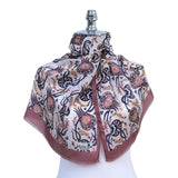 Sirali Lale Breathable Silk Scarf in Light Coral Color - TryAladdin